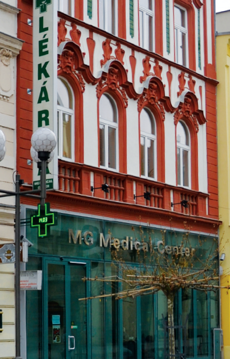Zde vzniká nové Centrum duševního zdraví na Ostrožné ulici v budově MG Medicalu.